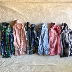 Boys Multi-Color Plaid Shirt Collection